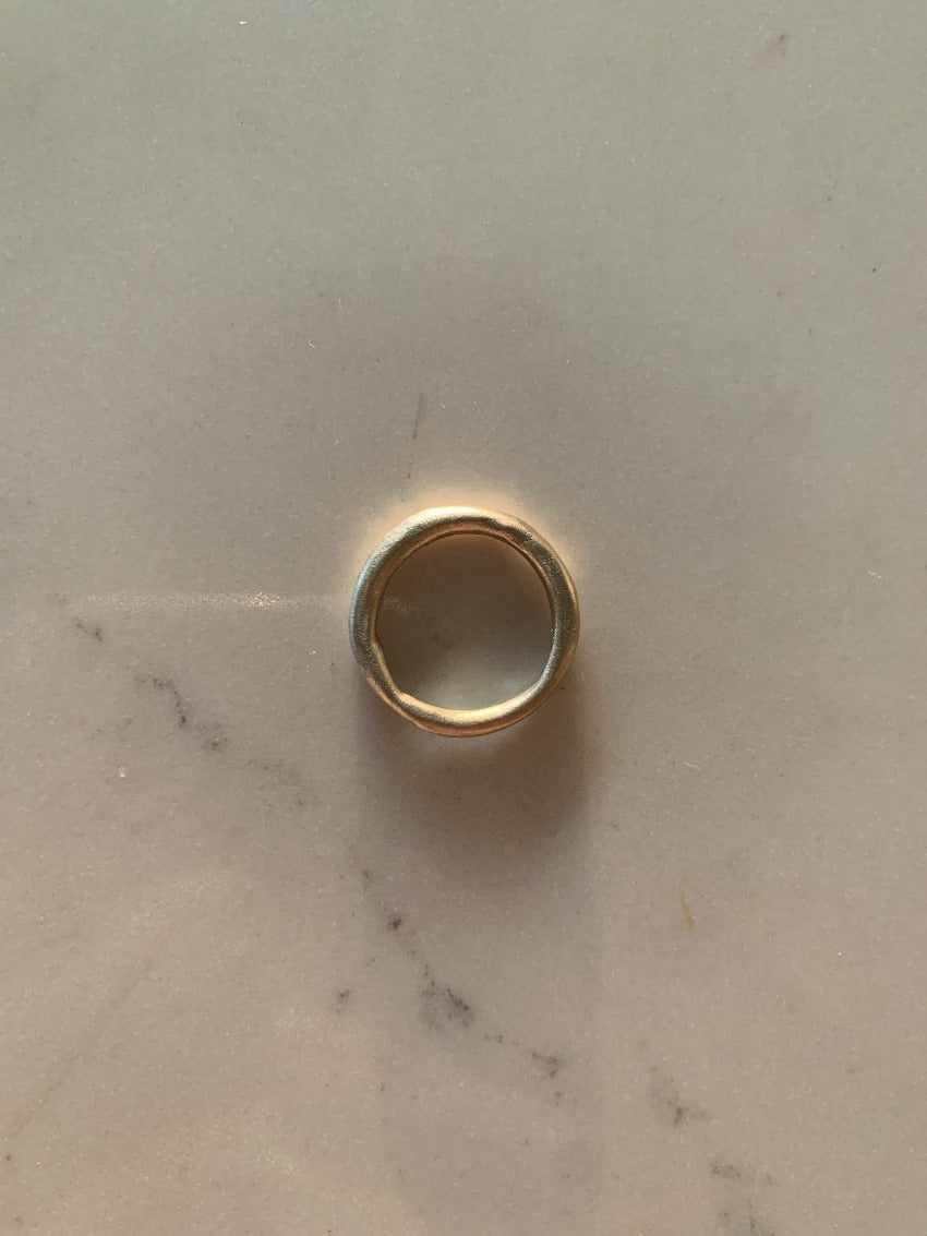 mskmel wedding ring - gold band
