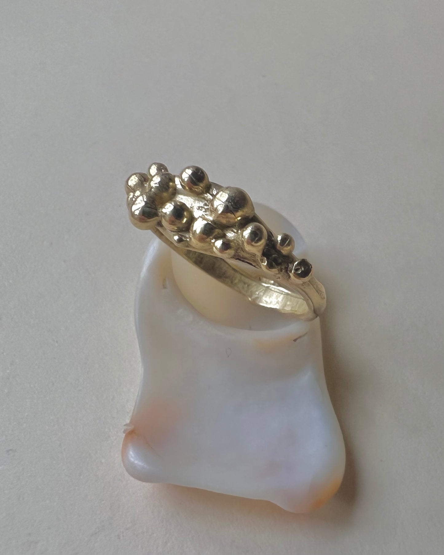 Bubbly Ring Gold