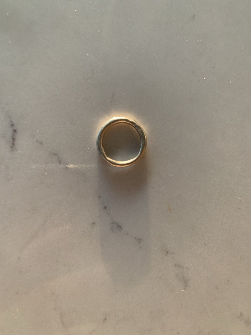The Moon Ring bold gold