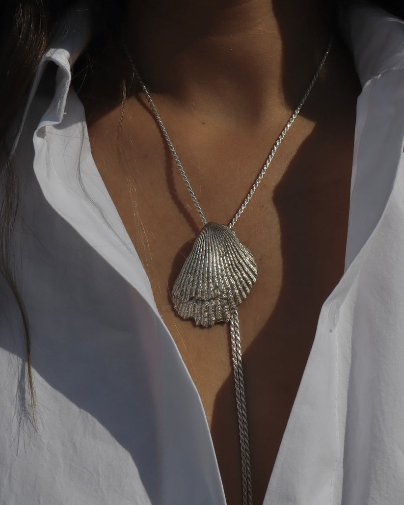 No°2 shell Makmel silver seashell jewelry