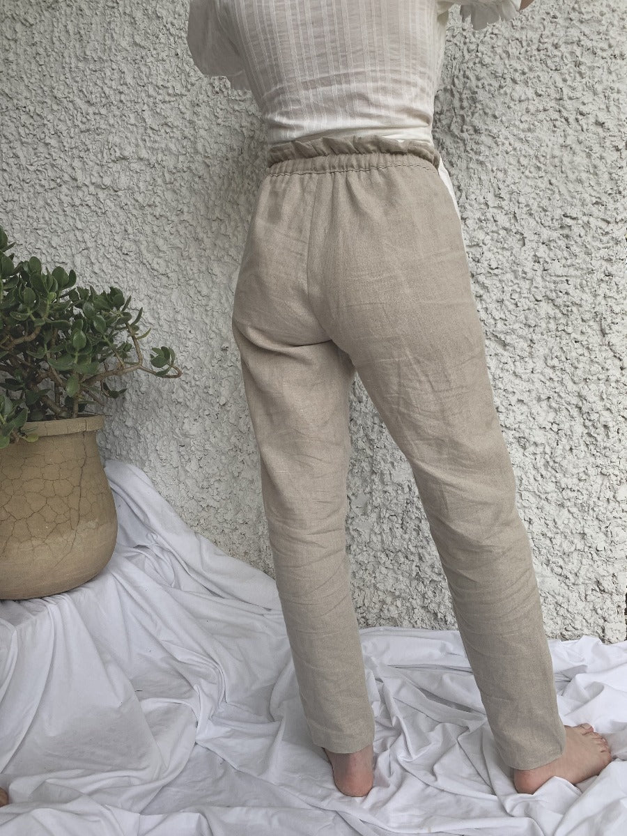 Linen Trousers - Oatmeal