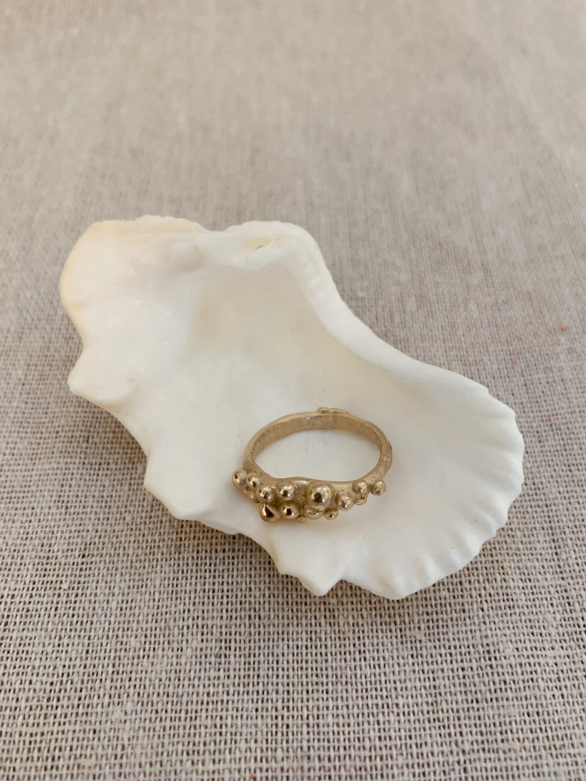 Bubbly Ring Gold